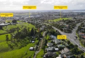 575m2 section on Local Centre zoning, 118m2 Brick 3 beds 2 baths house with carport and standalone double garage, Downstairs a massive rumpus room and Complete with an additional bathroom and laundry, 450 Don Buck Road Massey, Auckland