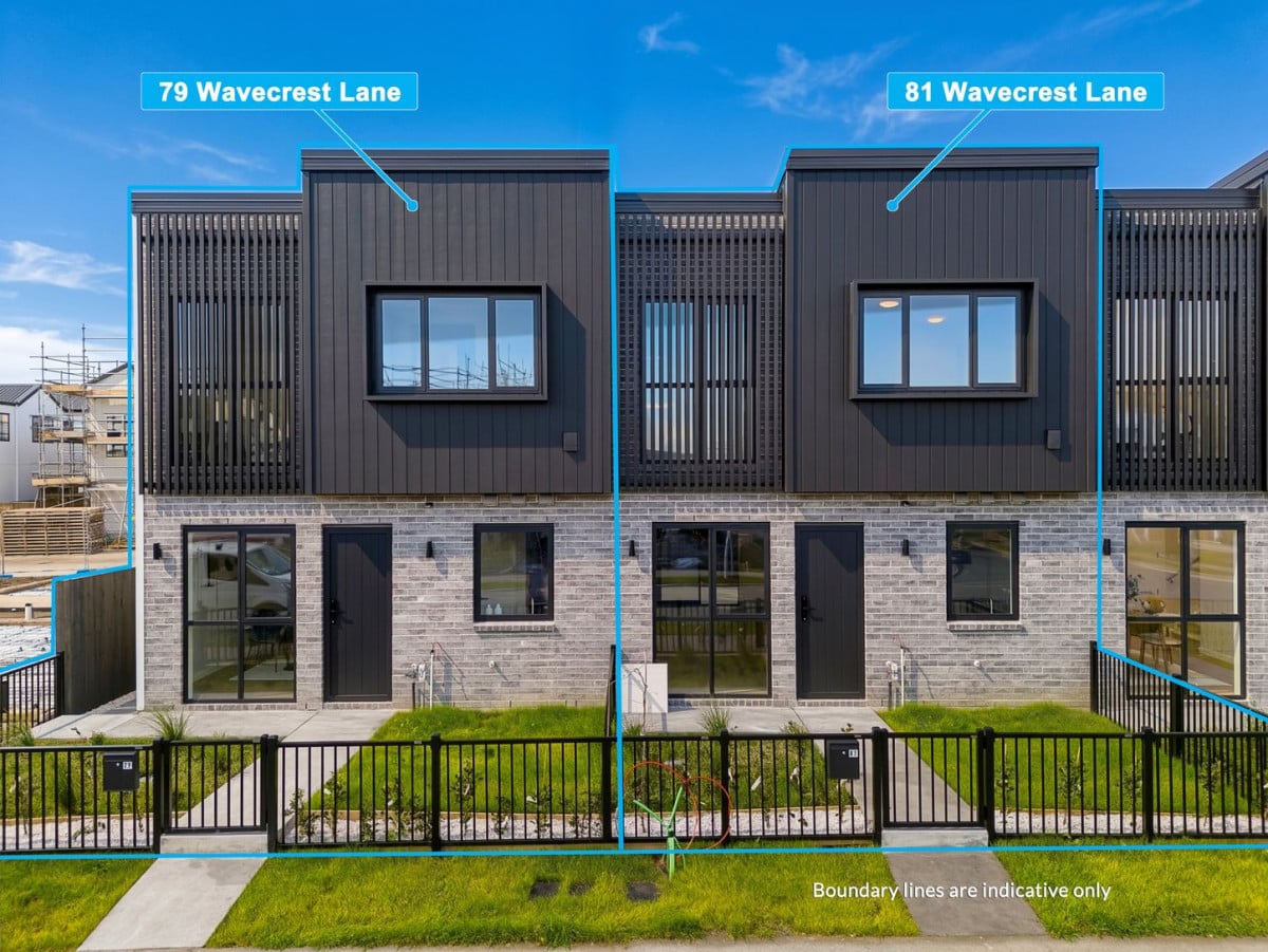 125m2 3 beds + study 2.5 baths home with a standalone garage, 79 Wavecrest Lane, Hobsonville, Auckland