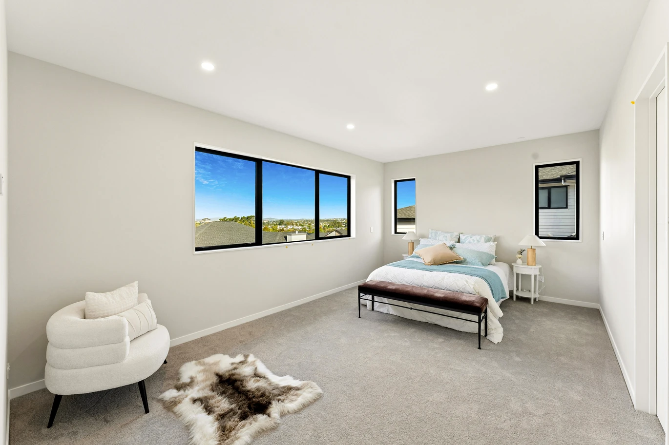 561m2 section, 2 kitchens, 289m2 Brandnew 6 beds (1 ensuite) 4 baths house with double garage and 2 beds granny downstairs, Underfloor heating in all bathrooms, Central air conditioning upstairs and a separate heat pump downstairs, 12 Saw Lane Swanson,, Auckland