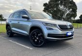 2018 Skoda Kodiaq 2.0 TSI 4WD, 5 Door, RV-SUV, Automatic, Grey, 7 Seats (Leather), 2000cc, Petrol,109,901km