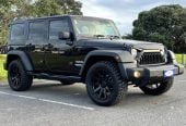 2014 Jeep Wrangler Sport Unlimited, 5 Door, RV-SUV, Automatic, 4WD, Black, 5 seats, 3600cc, Petrol, 146,896km