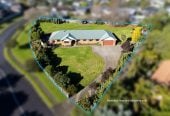 Once in nearly 30 years, 2961m2 section, 300m2 Brick and tile 5 beds (1 ensuite) 2 baths house, 4-car garaging with extra-high stud, 2 Burgundy Park Avenue, Henderson, Auckland