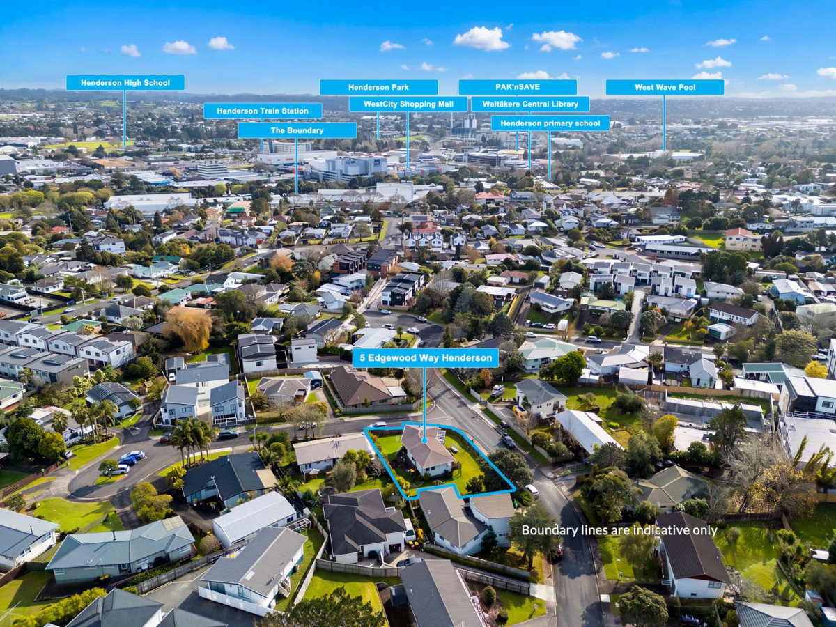 731m2 section, 3 beds 1 bath house with double garage, 5 Edgewood Way, Henderson, Auckland