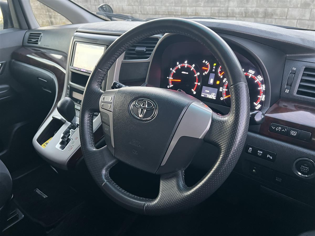 2012 Toyota Vellfire Parking Sensors !! Van Automatic, 8 seats, Black, New Import, Petrol, 2,360 cc, 74,827 km