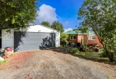575m2 section on Local Centre zoning, 118m2 Brick 3 beds 2 baths house with carport and standalone double garage, Downstairs a massive rumpus room and Complete with an additional bathroom and laundry, 450 Don Buck Road Massey, Auckland