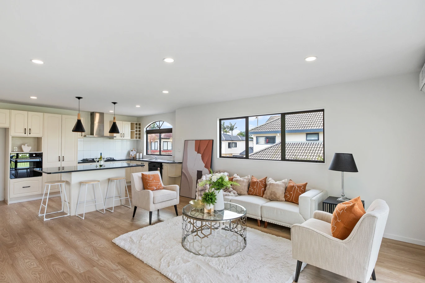 450m2 section, positioned right beside the legendary racecourse, 227m2 5 beds 3.5 baths (3 ensuites with one that doubles as both an ensuite and semi ensuite – see floorplan) with double garage, 58 Nacton Lane Avondale, Auckland