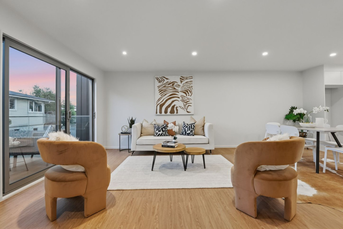Elevated Living | Sky Tower Views | Westlake Zone, Brandnew freehold 3 beds 3.5 baths home with garage, 72B Sycamore Drive, Sunnynook, Auckland