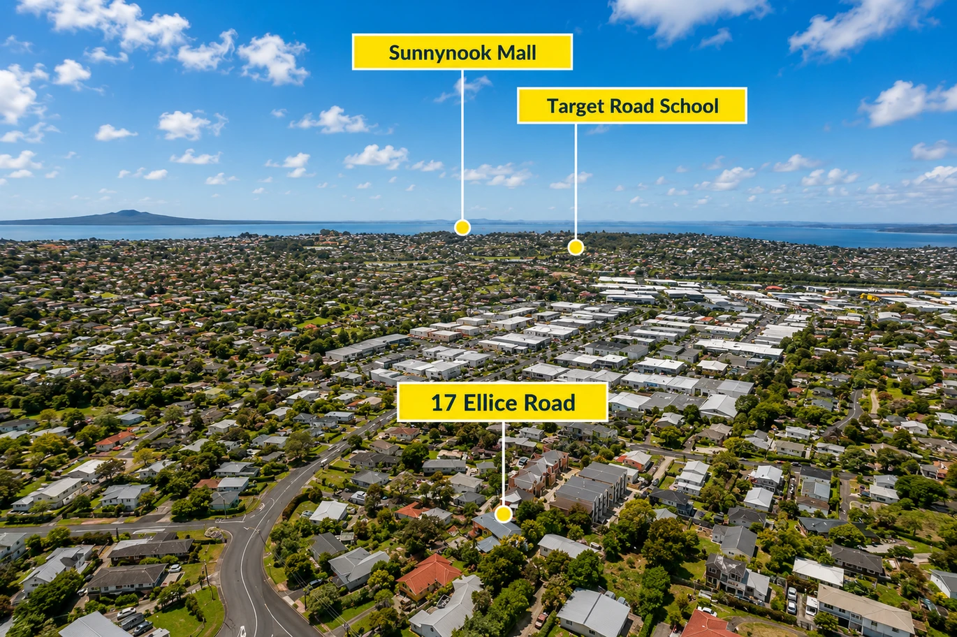 936m2 section, with RC approved for 7 new homes, 6 beds 3 baths house with carport, 17 Ellice Road Totara Vale, Auckland