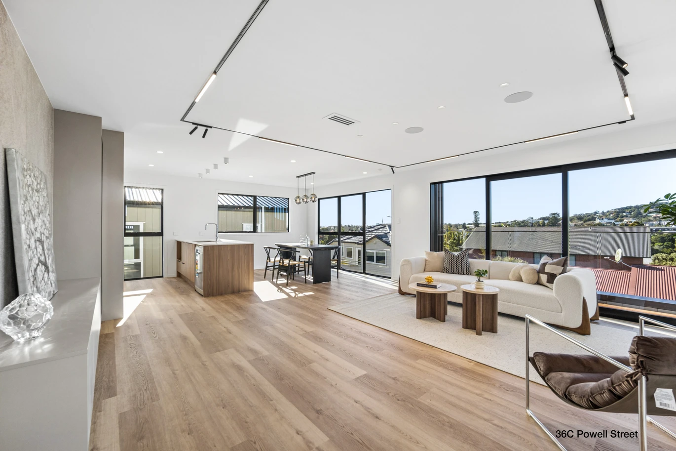 With Sky Tower views, Brandnew standalone 4 beds 2.5/3.5 baths 2 living areas homes with double garage, Central air conditioning, Ventilation system, Underfloor heating, 36 Powell Street Avondale, Auckland