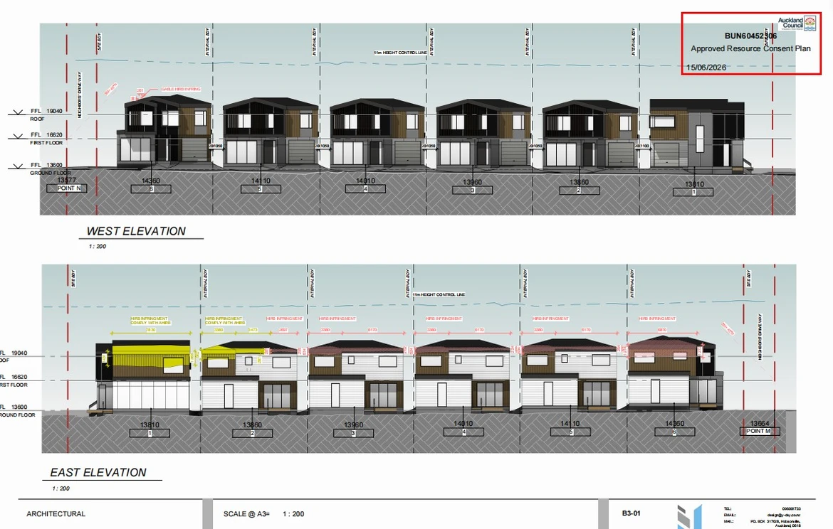 1031m2 section, RC and EPA Ready for 6 standalone homes, 6 beds 2 baths houses with car parks, 95 & 95A Canal Road Avondale, Auckland