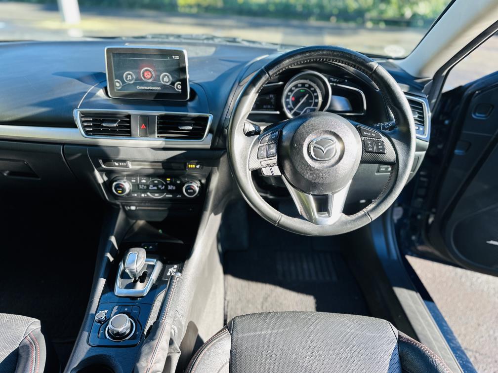 2014 Mazda Axela HYBRID !! L PACKAGE !! TOP SPEC !! Sedan Tiptronic, 5 seats, Blue, New Import, Hybrid, 2,000 cc, 78,020 km