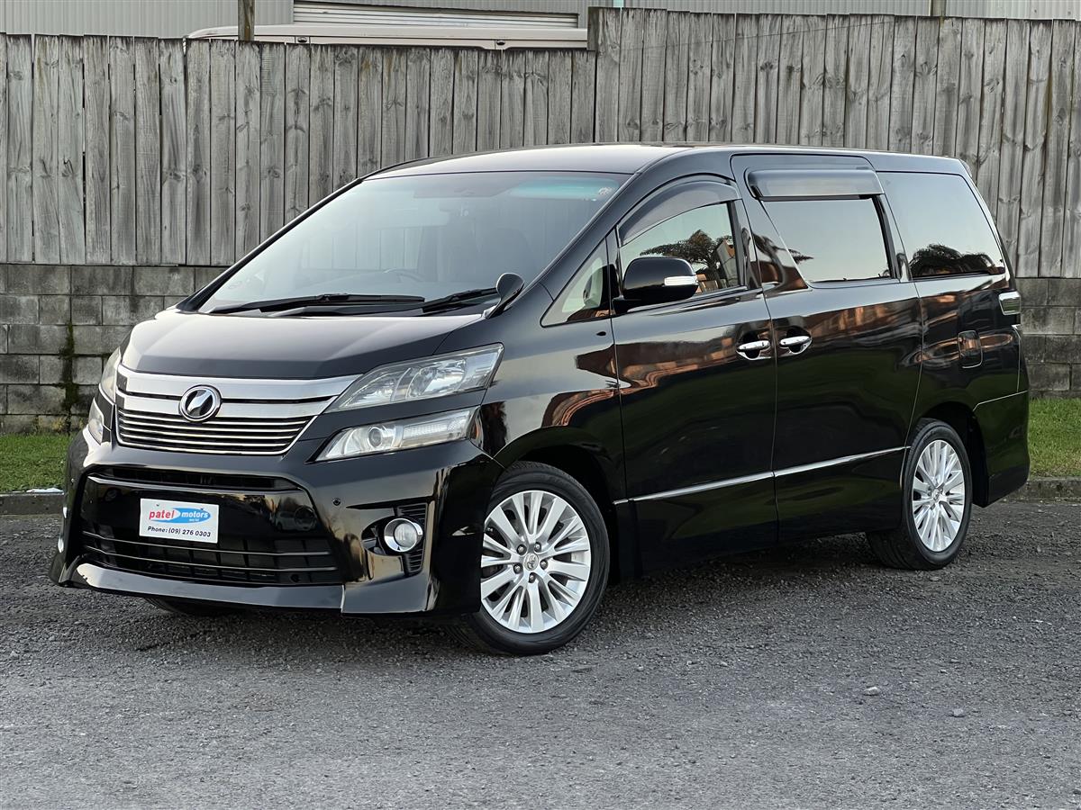 2012 Toyota Vellfire Parking Sensors !! Van Automatic, 8 seats, Black, New Import, Petrol, 2,360 cc, 74,827 km