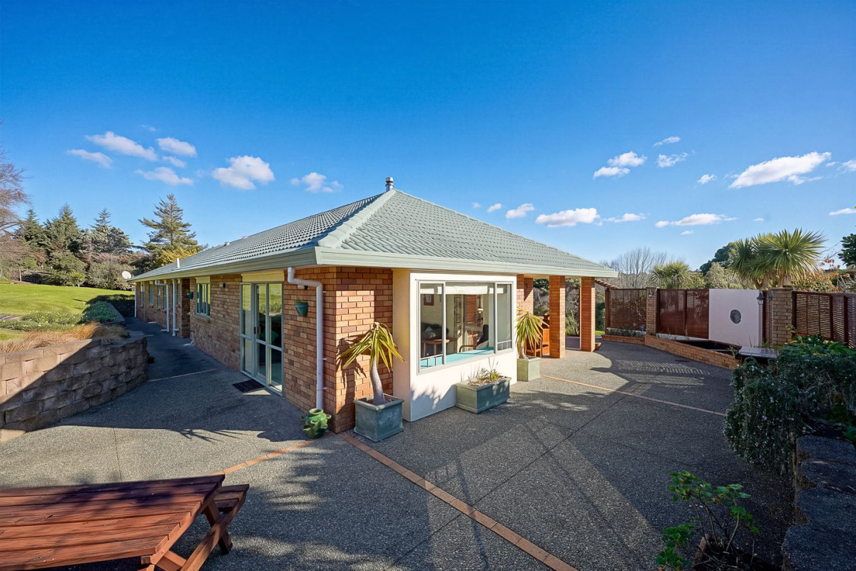 Once in nearly 30 years, 2961m2 section, 300m2 Brick and tile 5 beds (1 ensuite) 2 baths house, 4-car garaging with extra-high stud, 2 Burgundy Park Avenue, Henderson, Auckland