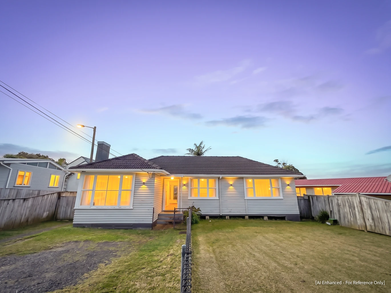 817m2 section, 3 beds 1 bath house, Approx. 18.3m2 street frontage and multi off-street car parks, 8 Chorley Avenue Massey, Auckland