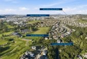 1210m2 section, Golf-side Family Haven, , 4 beds + study room 3.5 baths house with oversized garage, 5 Lucas Creek View Way, Albany, Auckland