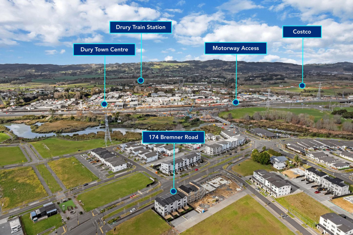 170m2 Brandnew 5 beds (2 ensuites) 3.5 baths home with 2 car parks, 174-180 Bremner Road, Karaka, Auckland