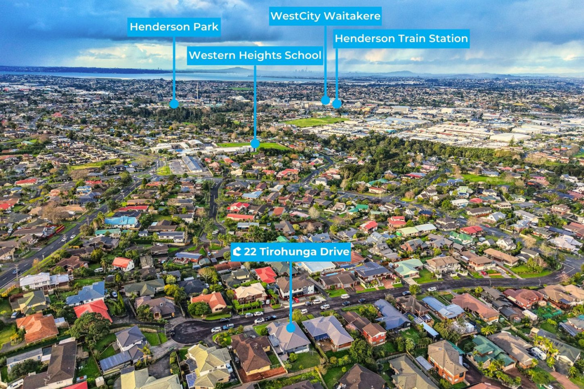 600m2 section, 228m2 Standalone 4 beds 2 baths house with double garage, 22 Tirohunga Drive, Henderson, Auckland