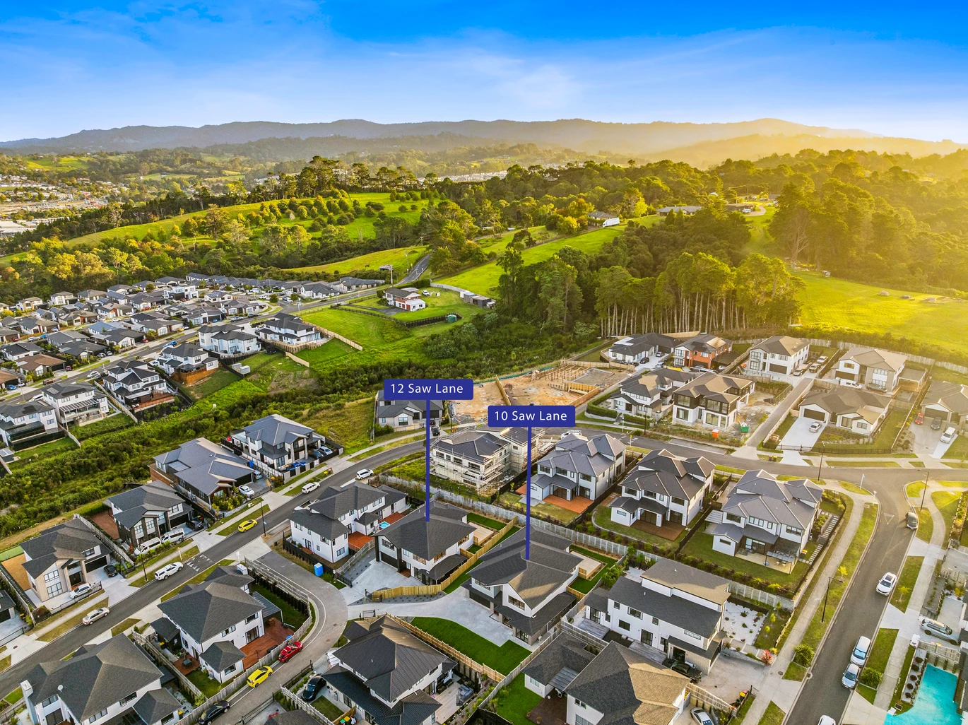561m2 section, 2 kitchens, 289m2 Brandnew 6 beds (1 ensuite) 4 baths house with double garage and 2 beds granny downstairs, Underfloor heating in all bathrooms, Central air conditioning upstairs and a separate heat pump downstairs, 12 Saw Lane Swanson,, Auckland