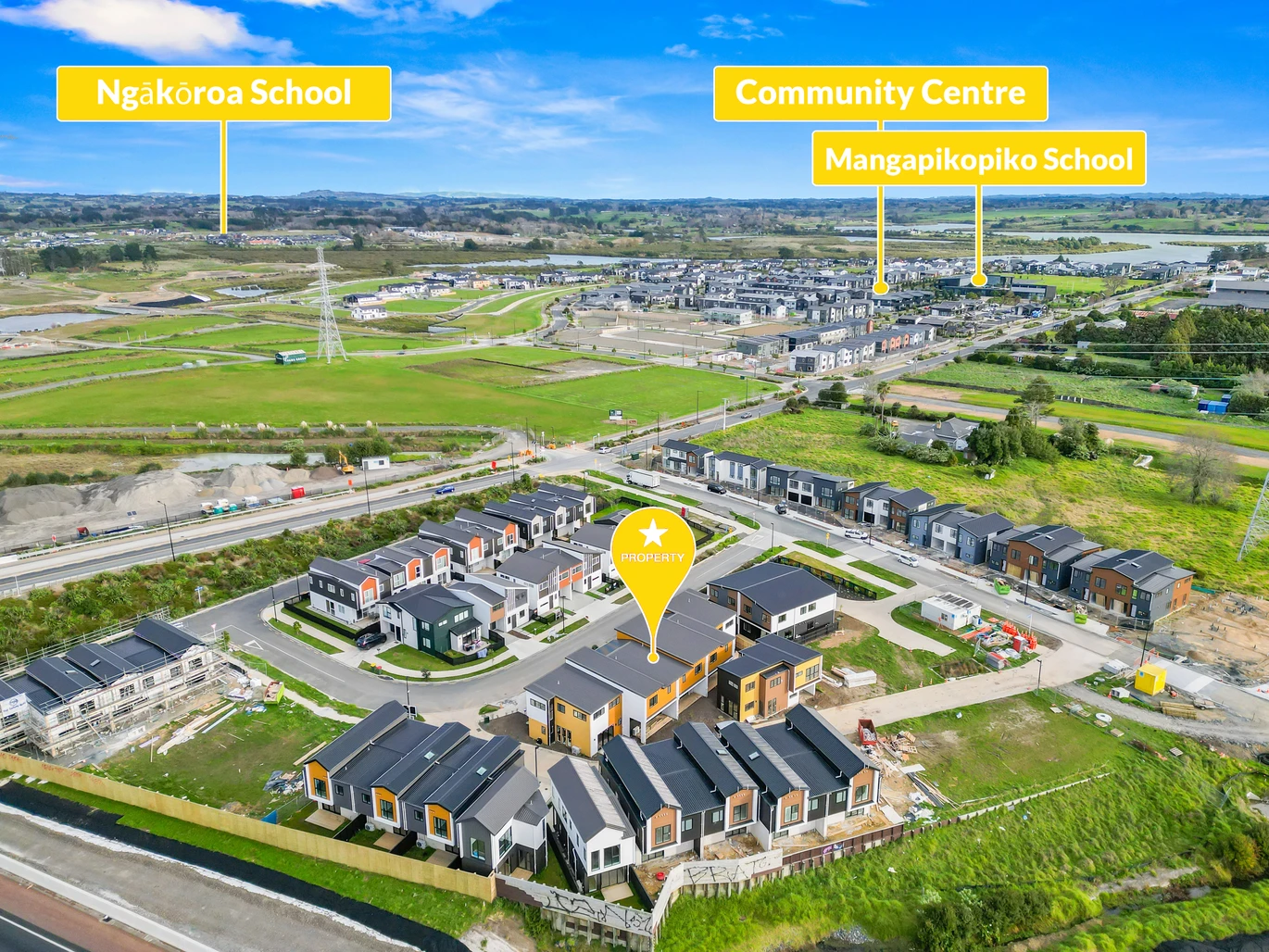 Brandnew, 139.7m2; Floor, 3 beds, 2.5 bathrooms, a dedicated study room, an internal garage, & additional off-street parking. 9 Longview Oak Lane Papakura, Auckland