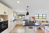 450m2 section, positioned right beside the legendary racecourse, 227m2 5 beds 3.5 baths (3 ensuites with one that doubles as both an ensuite and semi ensuite – see floorplan) with double garage, 58 Nacton Lane Avondale, Auckland