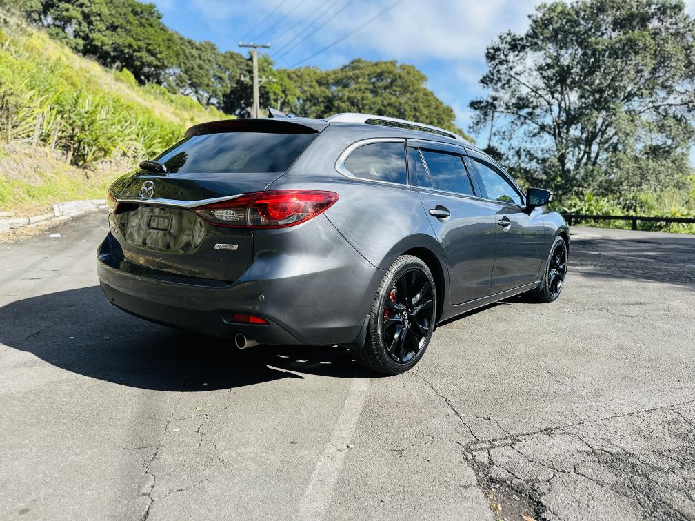2016 Mazda Atenza 25S SPORTS !! L PACKAGE !! TOP SPEC !! Station Wagon Tiptronic, 5 seats, Grey, New Import, Petrol, 2,500 cc, 74,477 km