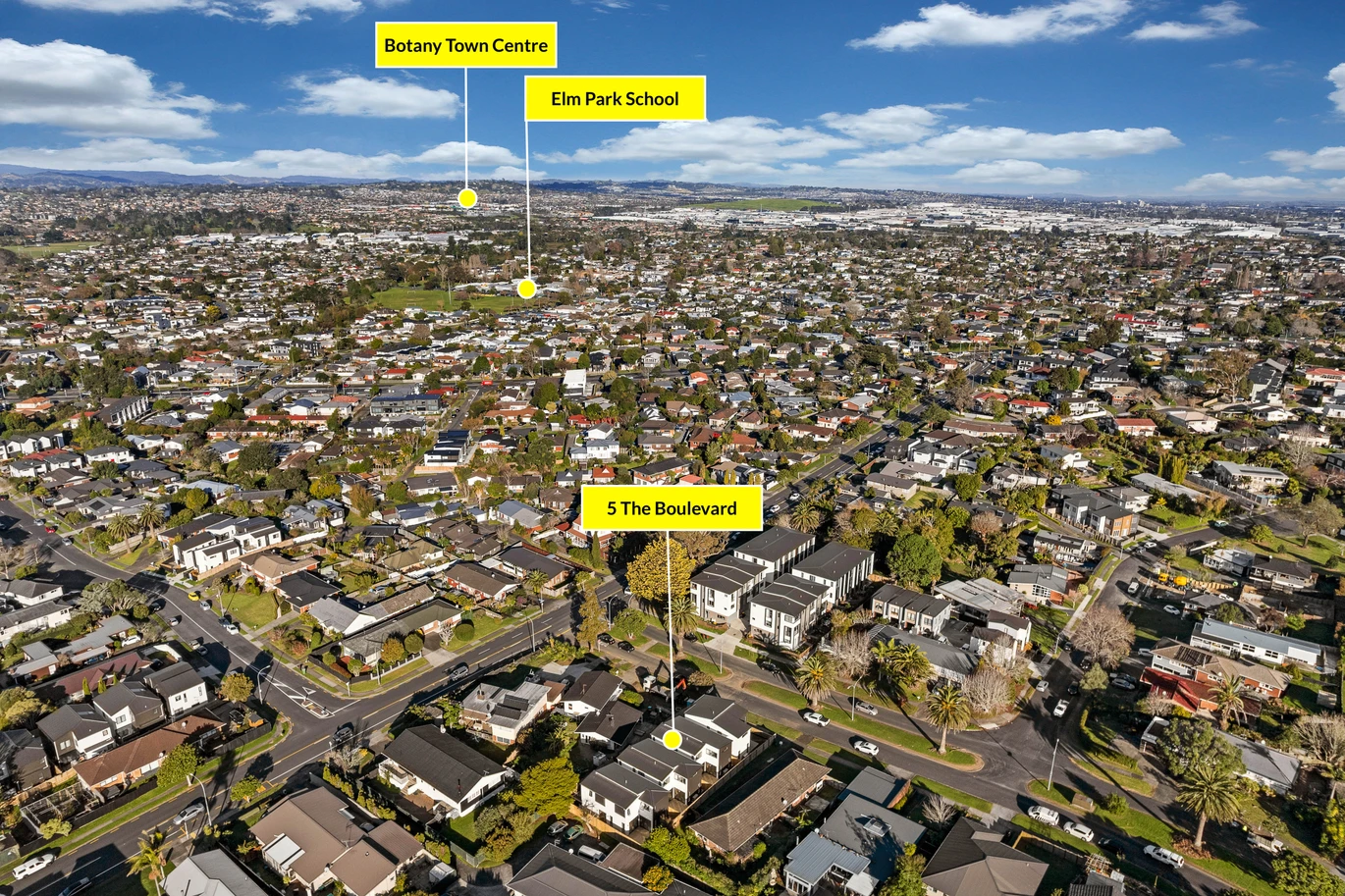 Brandnew standalone 4 beds (2 ensuites) 3.5 baths home with garage, Central heating, Lots 1&2/5 The Boulevard Sunnyhills, Auckland