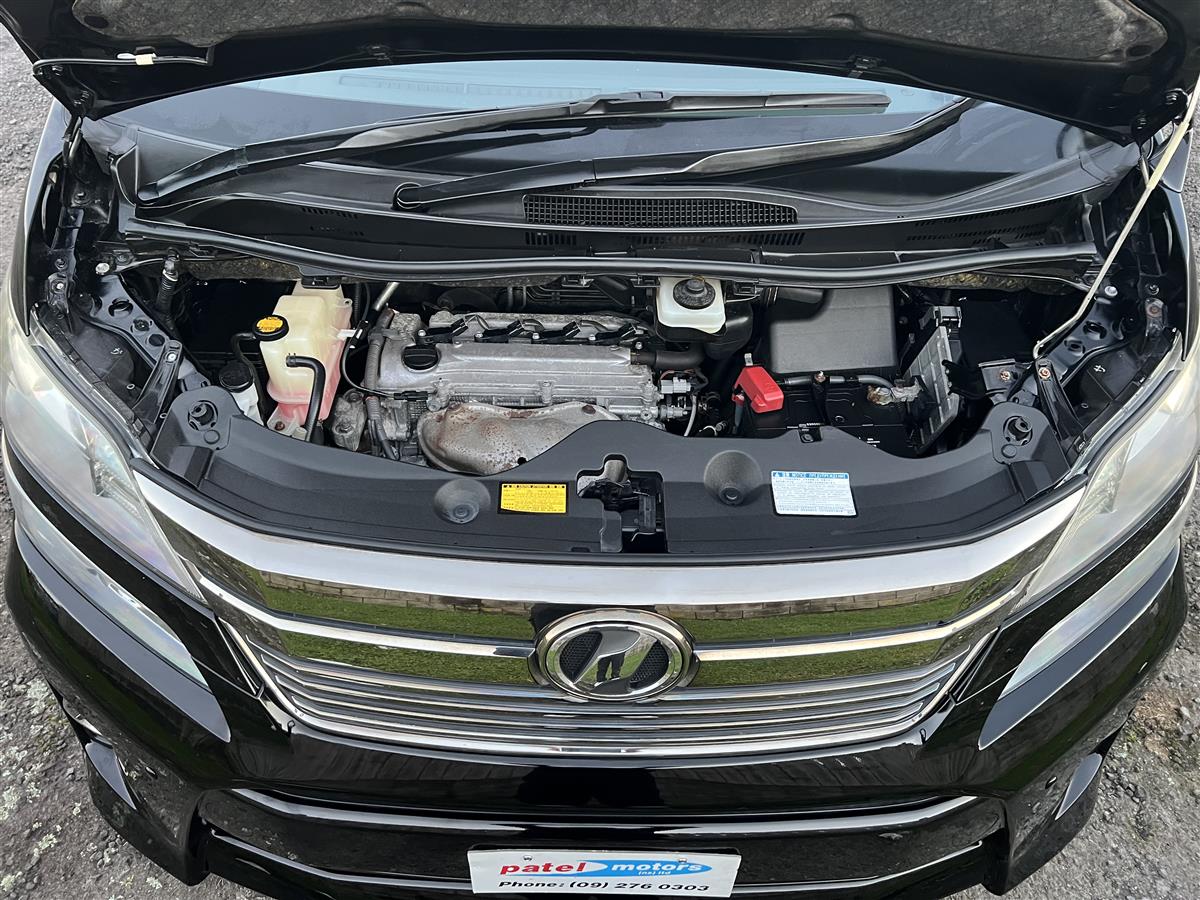 2012 Toyota Vellfire Parking Sensors !! Van Automatic, 8 seats, Black, New Import, Petrol, 2,360 cc, 74,827 km