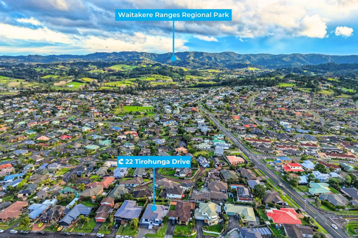 600m2 section, 228m2 Standalone 4 beds 2 baths house with double garage, 22 Tirohunga Drive, Henderson, Auckland
