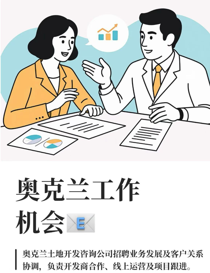 房地产土地开发， 业务发展及客户关系协调员