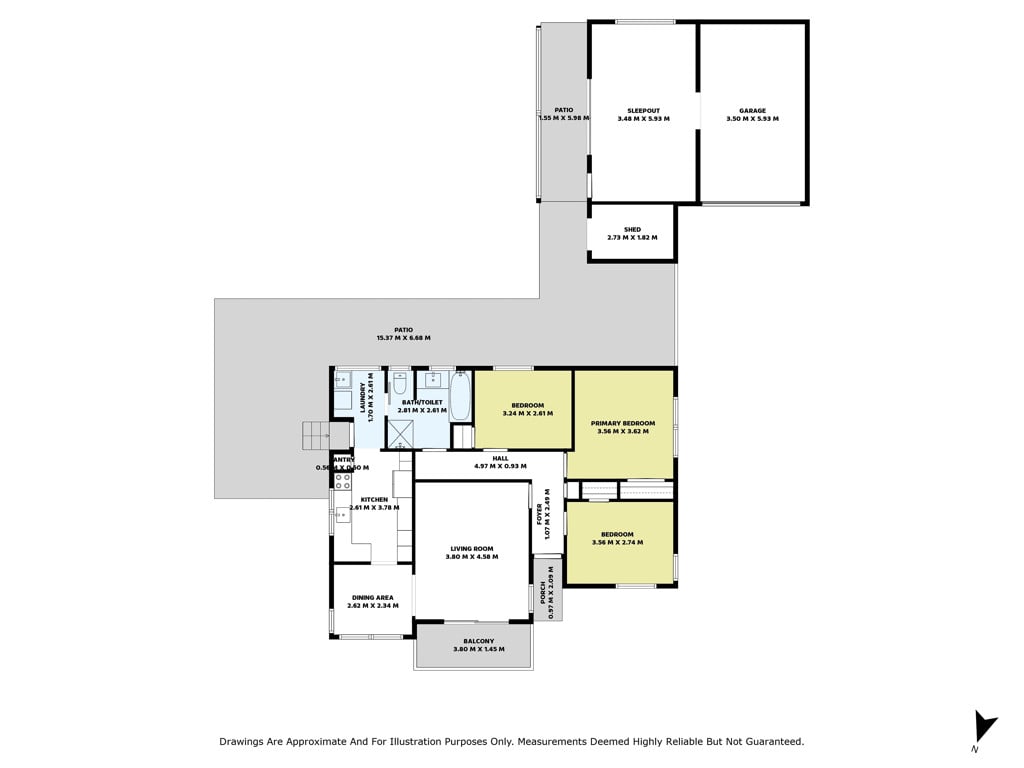 607m2 section, Renovated 3 beds 1 bath house with a large single garage plus a generous utility room, currently rented for $680 per week, 14 Bedlington Avenue, Manurewa, Auckland