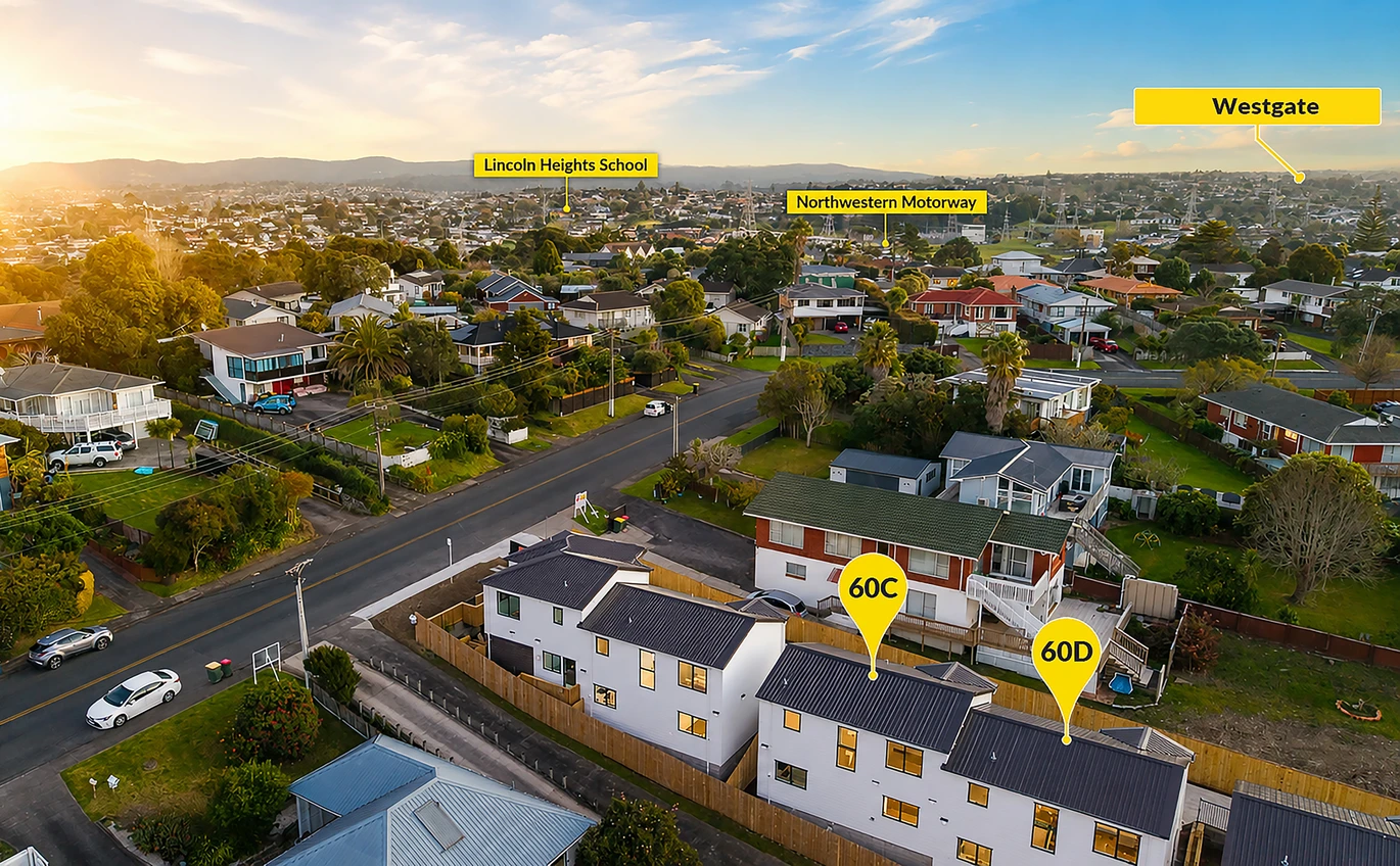 Brandnew 3 beds 2.5 baths duplex home with garage, Lot 4, 60 Colwill Road Massey, Auckland