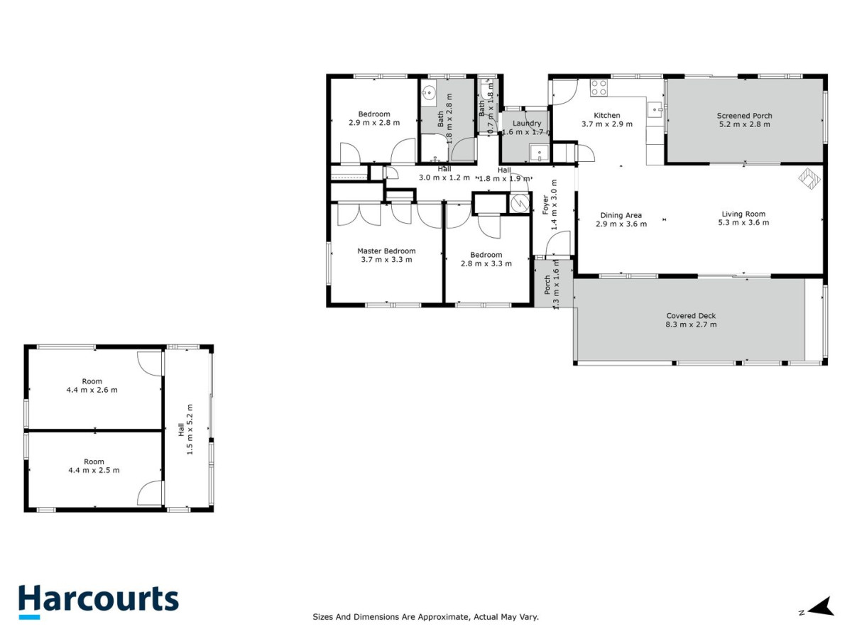 688m2 section, Renovated 3 beds 1 bath house, Double garage has been converted into two extra rooms, 32 Idlewild Avenue, Mangere, Auckland