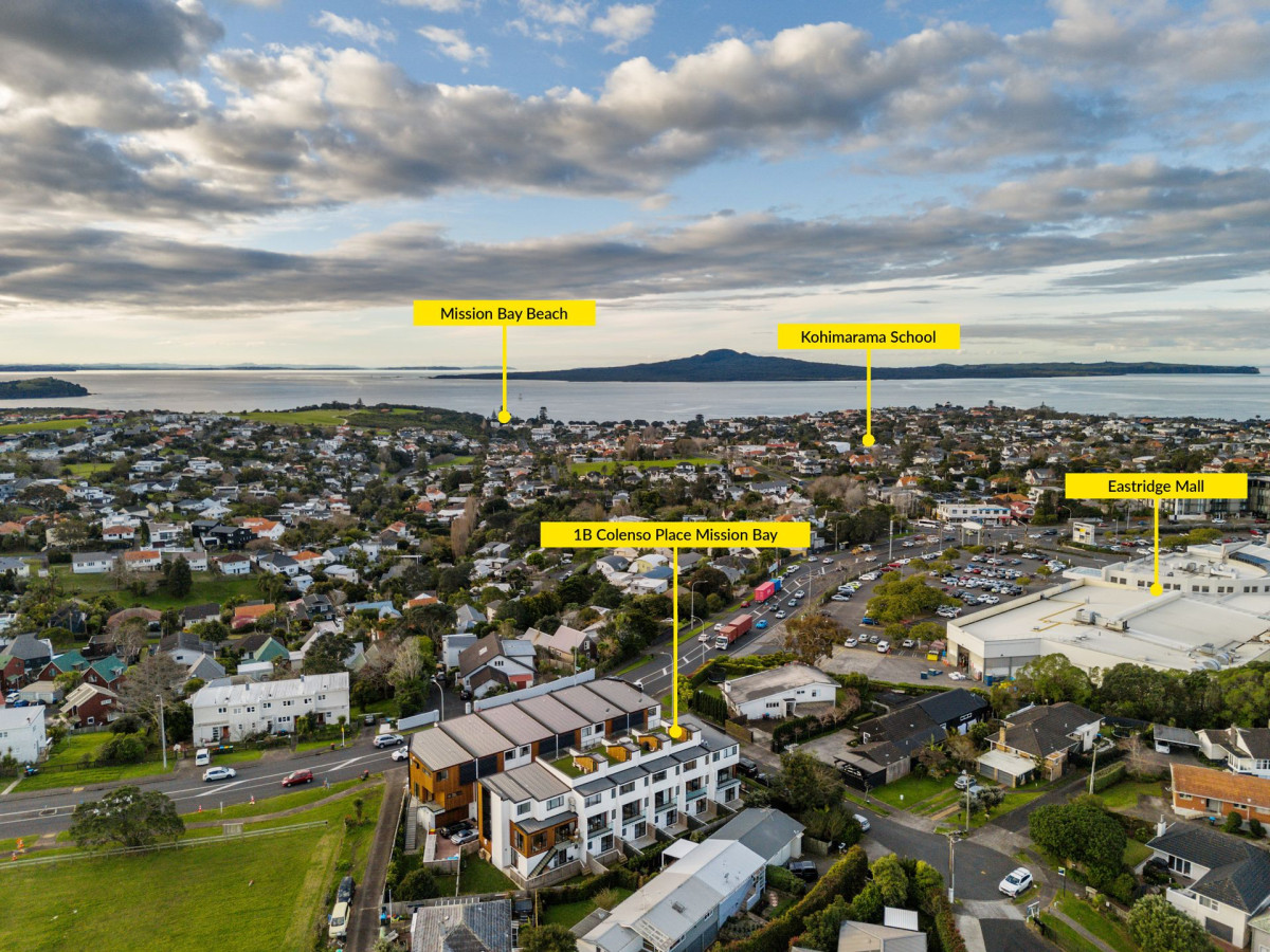 Enquiries Over $1,500,000, 3 beds 3.5 baths home with garage, Freehold title with no body corporate, CCC and titles issued, 12-month maintenance period from settlement, CV: $1,850,000, Individual or bulk purchase options available. 1B Colenso Place Mission Bay, Auckland