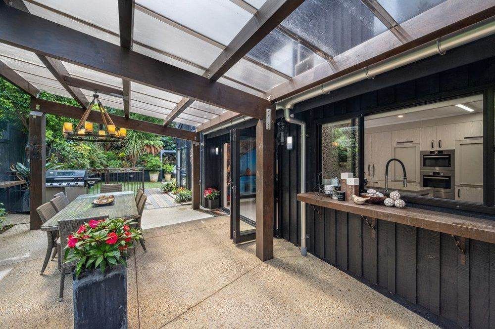 1222m2 section, Macleans College zone, 5 beds + office 4 baths house with double garage and double car port, 80A Beach Road, Mellons Bay, Auckland