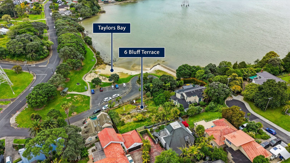 986m2 section with Sea Views, THE VENDOR IS CURRENTLY IN THE PROCESS OF OBTAINING A RESOURCE CONSENT for a four-lot subdivision with two vehicle crossings. 6 Bluff Terrace, Hillsborough, Auckland
