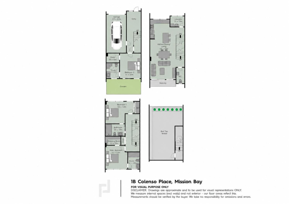 Enquiries Over $1,500,000, 3 beds 3.5 baths home with garage, Freehold title with no body corporate, CCC and titles issued, 12-month maintenance period from settlement, CV: $1,850,000, Individual or bulk purchase options available. 1B Colenso Place Mission Bay, Auckland