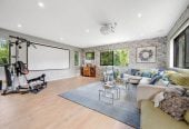1222m2 section, Macleans College zone, 5 beds + office 4 baths house with double garage and double car port, 80A Beach Road, Mellons Bay, Auckland