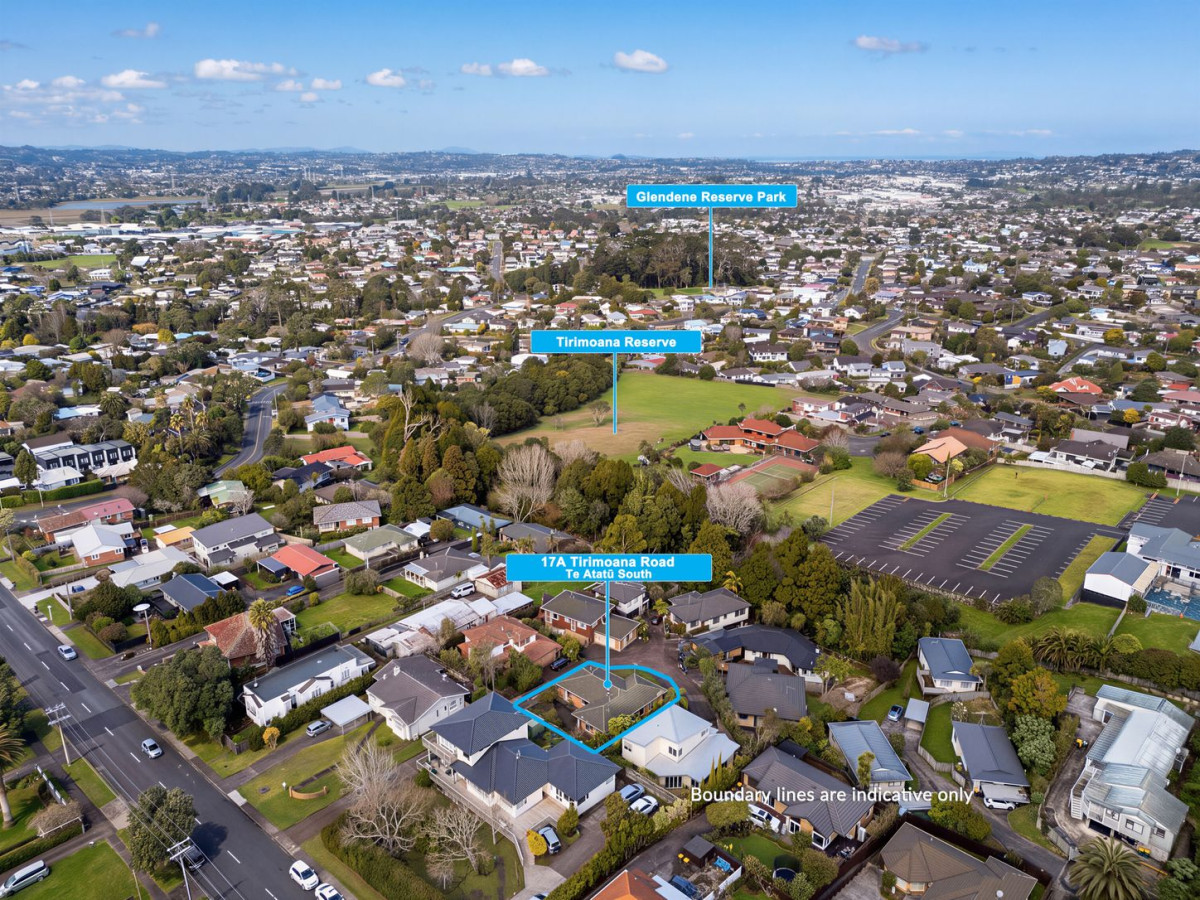 344m2 section, 130m2 Renovated Brick and tile 2 beds + study room (1.9 x 2.6M) 1 bath house with double garage, 17A Tirimoana Road, Te Atatu South, Auckland