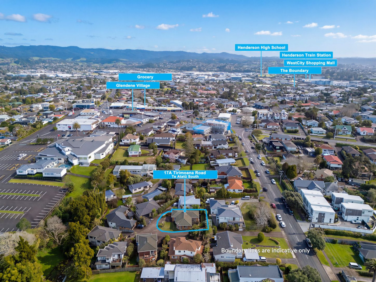 344m2 section, 130m2 Renovated Brick and tile 2 beds + study room (1.9 x 2.6M) 1 bath house with double garage, 17A Tirimoana Road, Te Atatu South, Auckland