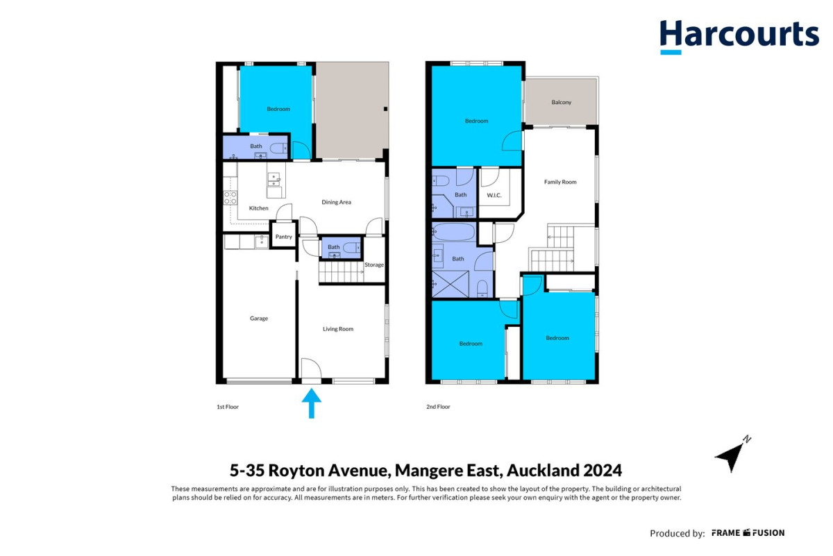 Brandnew 4 beds 3.5 baths home with garage, 5/35 Royton Avenue, Mangere East, Auckland
