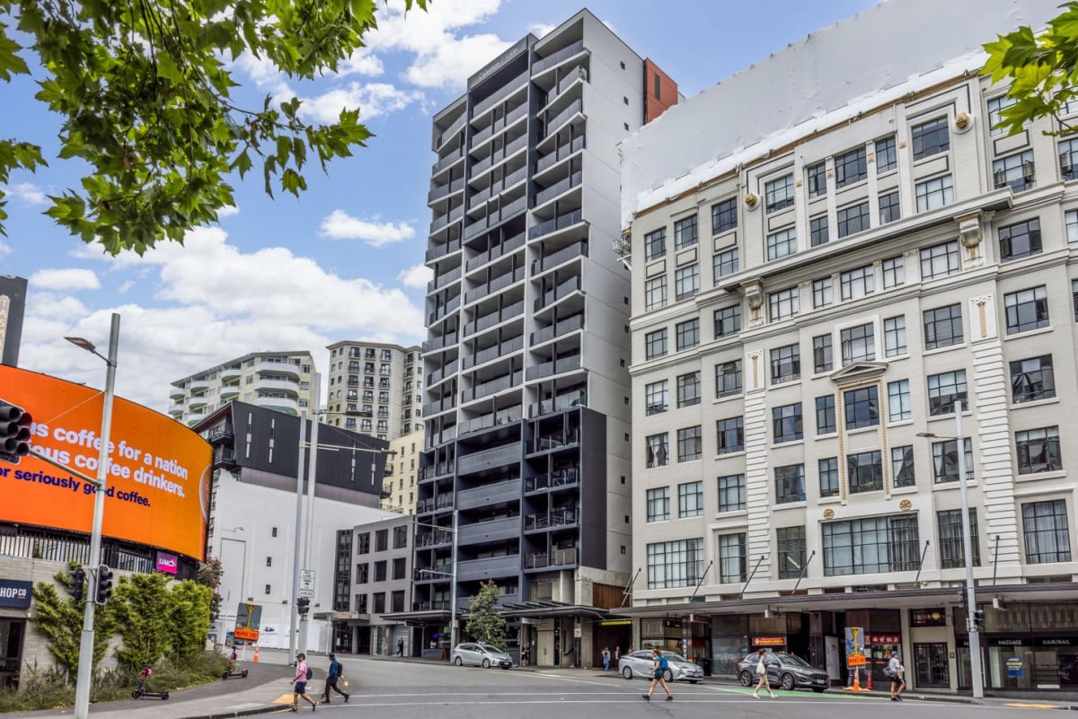 Auckland Girls’ Grammar School zone, 56m2 Freehold 2 beds 1 bath apartment, 702/19 Anzac Avenue, Auckland Central, Auckland