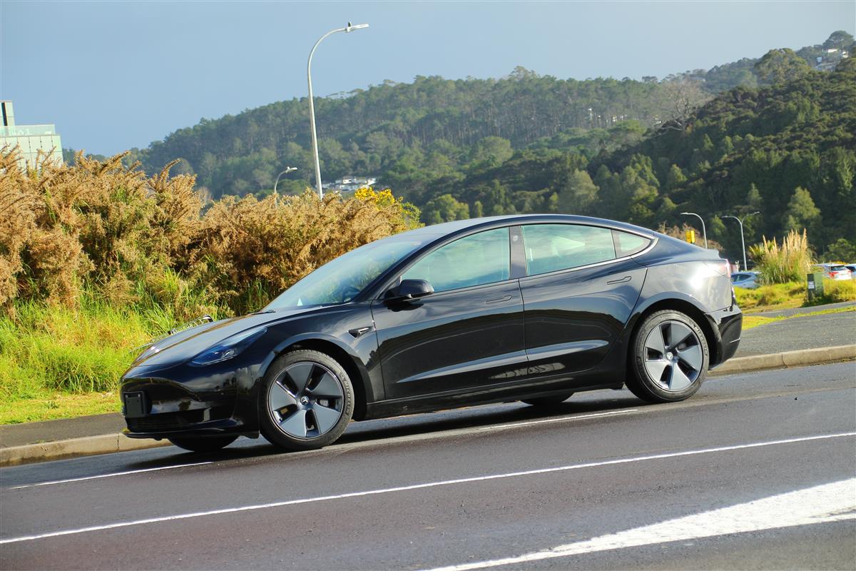 2022 Tesla Model 3 NZ GPS & CCS fast charge Sedan Automatic, Black, 24,000 km