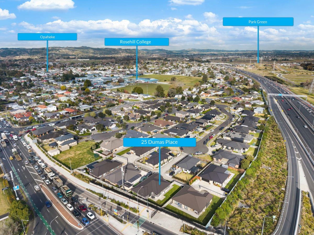 Owner cashing out, 472m2 section, Brick and tile 4 beds 2 baths house with double garage, 25 Dumas Place, Papakura, Auckland
