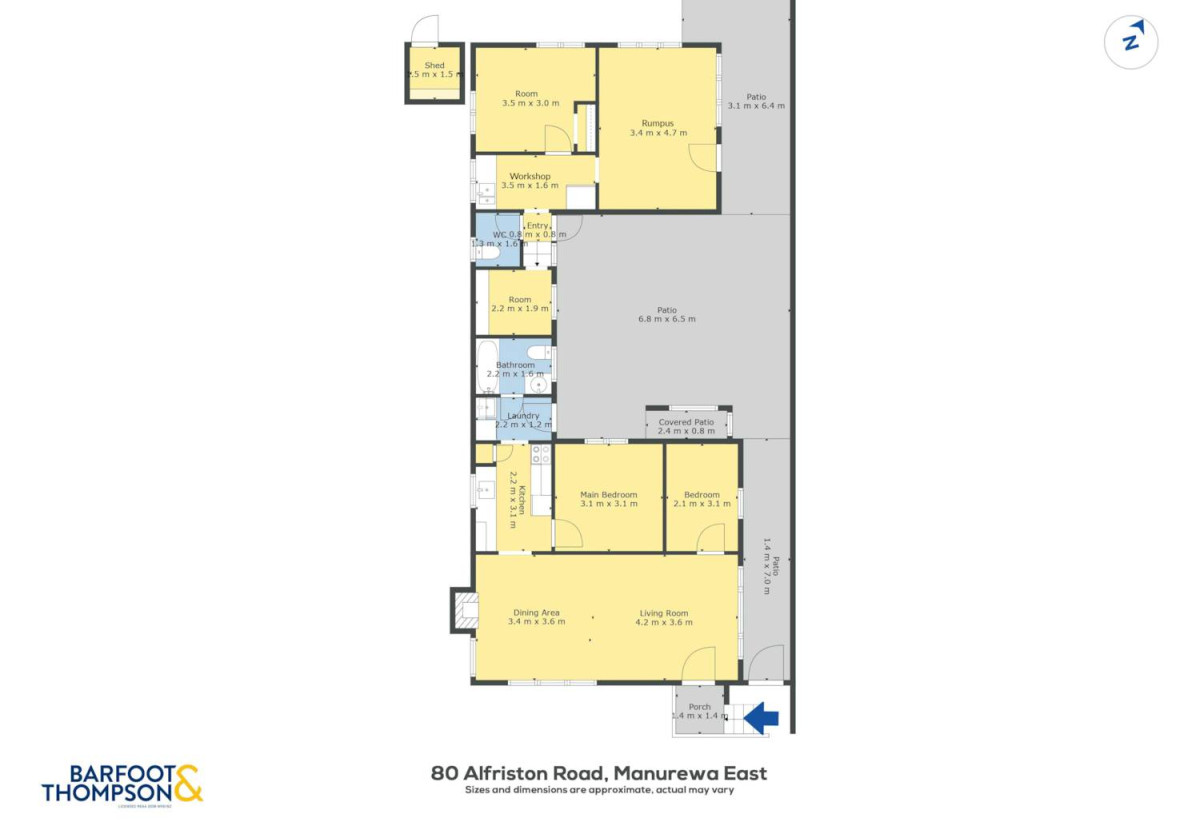 996m2 section, Prime location, 2 bed 1.5 baths house with a garage that has been converted into a versatile workshop and additional flexible spaces, 80 Alfriston Road, Manurewa East, Auckland
