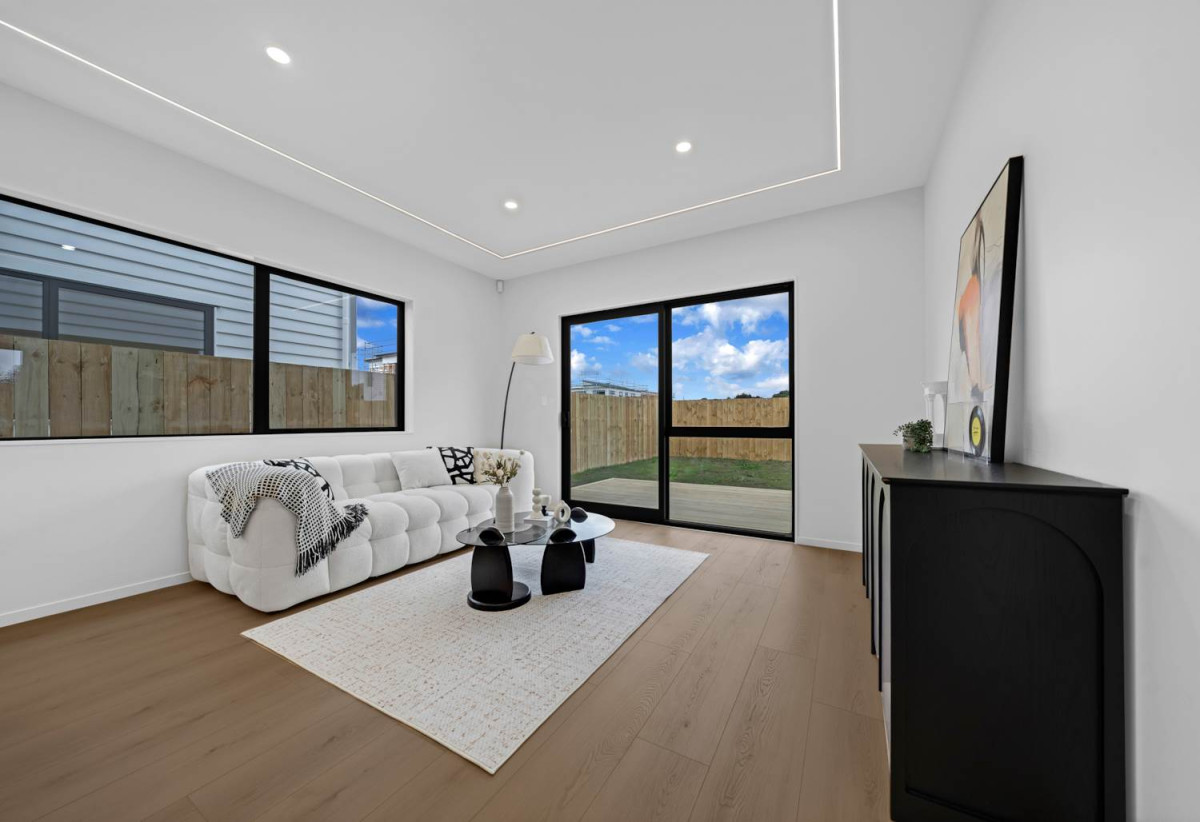 Brandnew 5 beds 4.5 baths house with garage, The ground floor features a private wing with a spacious bedroom, separate bathroom, and its own living area. 13 Star Cross Road, Karaka, Auckland