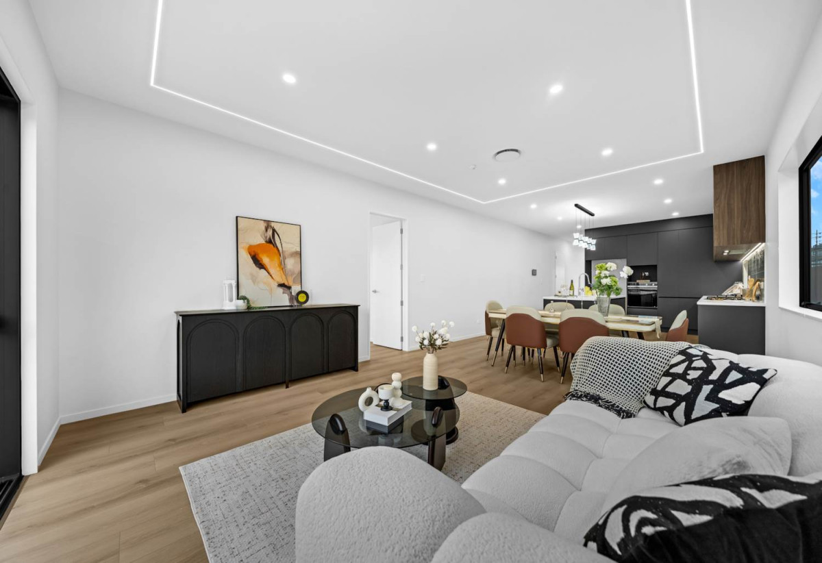 Brandnew 5 beds 4.5 baths house with garage, The ground floor features a private wing with a spacious bedroom, separate bathroom, and its own living area. 13 Star Cross Road, Karaka, Auckland