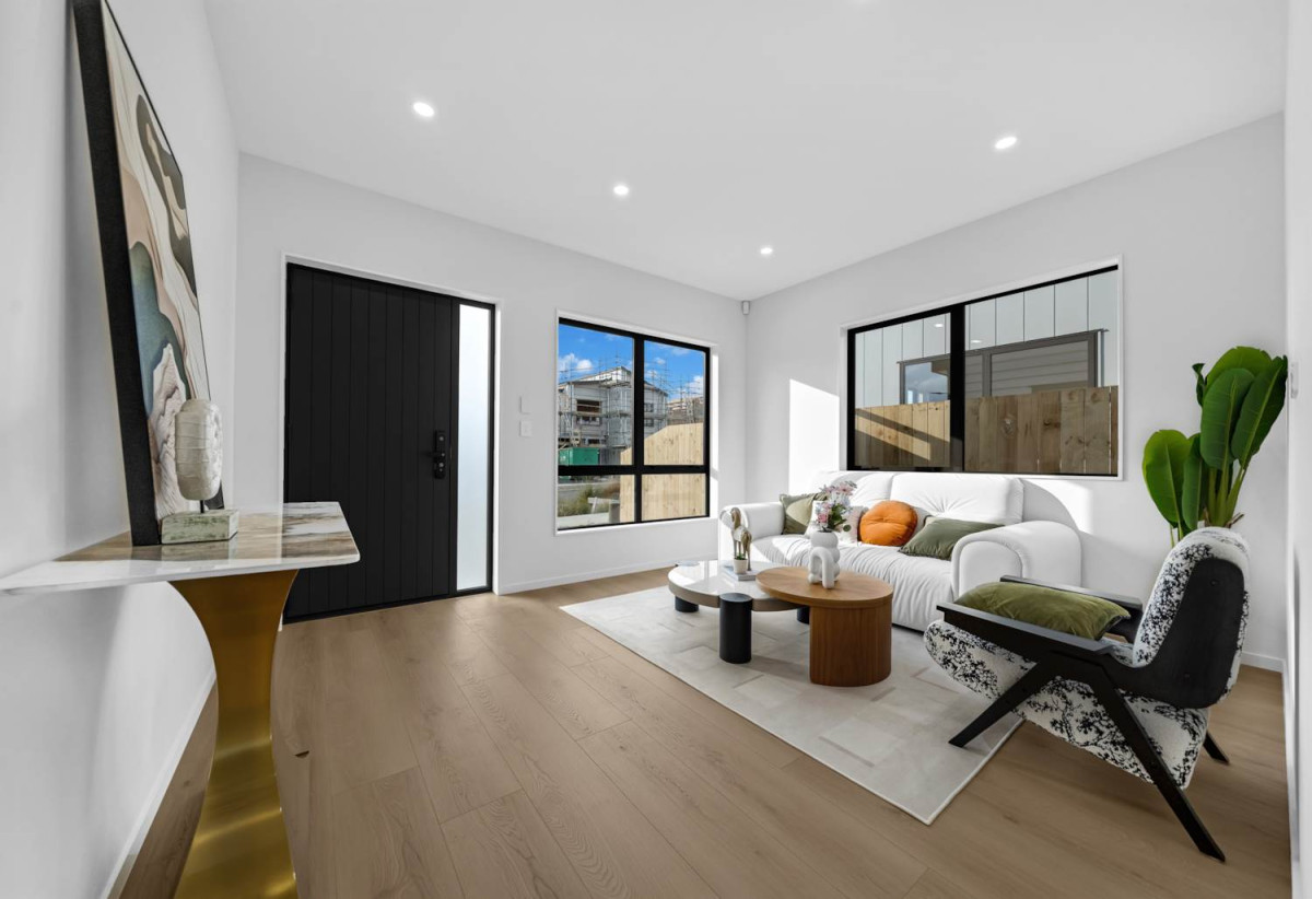 Brandnew 5 beds 4.5 baths house with garage, The ground floor features a private wing with a spacious bedroom, separate bathroom, and its own living area. 13 Star Cross Road, Karaka, Auckland