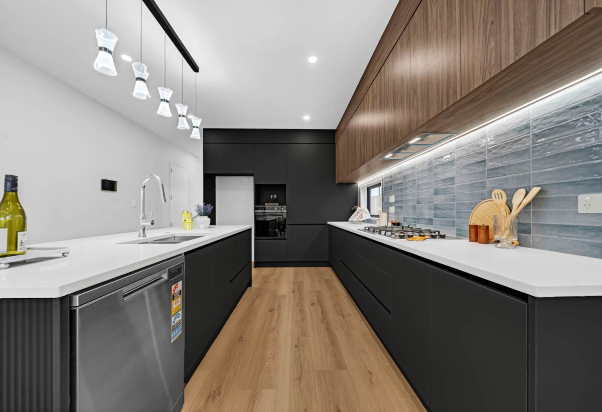Brandnew 5 beds 4.5 baths house with garage, The ground floor features a private wing with a spacious bedroom, separate bathroom, and its own living area. 13 Star Cross Road, Karaka, Auckland