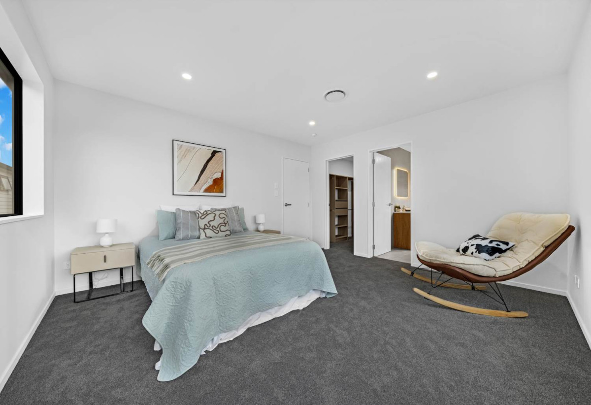 Brandnew 5 beds 4.5 baths house with garage, The ground floor features a private wing with a spacious bedroom, separate bathroom, and its own living area. 13 Star Cross Road, Karaka, Auckland