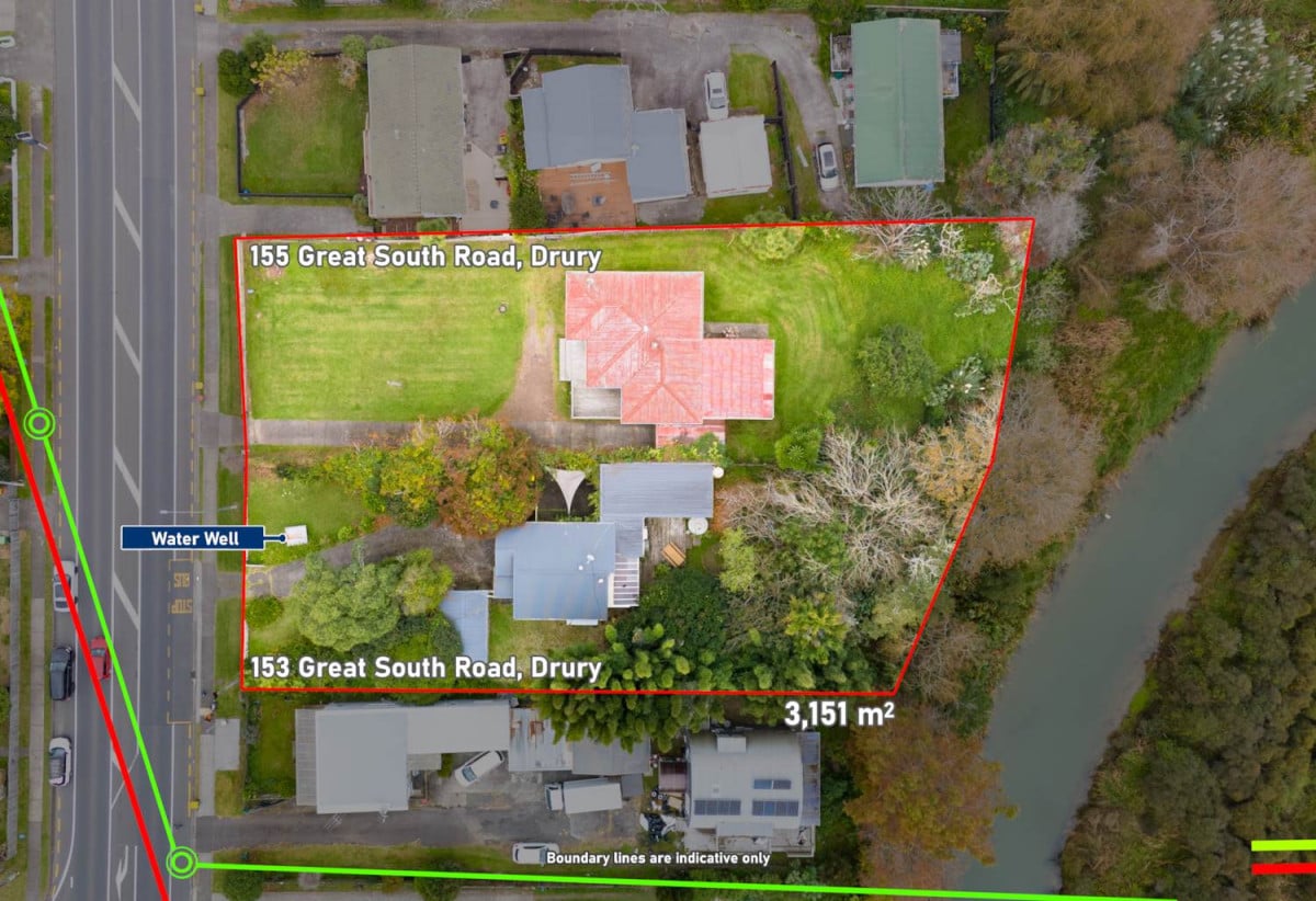 1712m2 section, Brick and tile 3 beds 1 bath house with carport, 155 Great South Road, Drury, Auckland